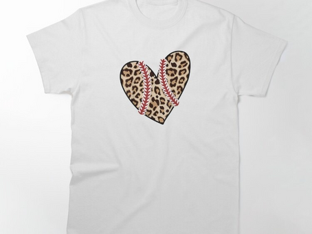 Baseball Mom Leopard  Essential T-Shirt