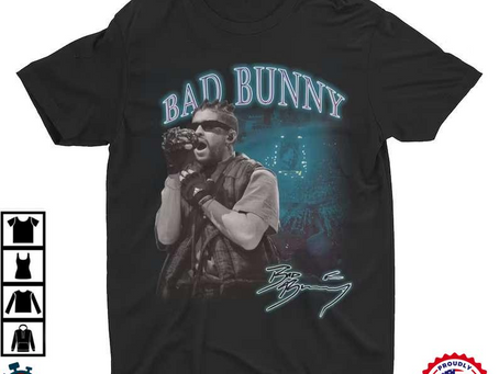 Bad Bunny Icon Living Tour Concert T-Shirt