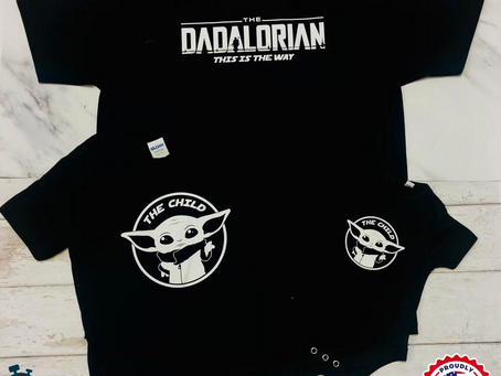 Dad Present – Father’s Day Matching T-Shirts, Dadalorian