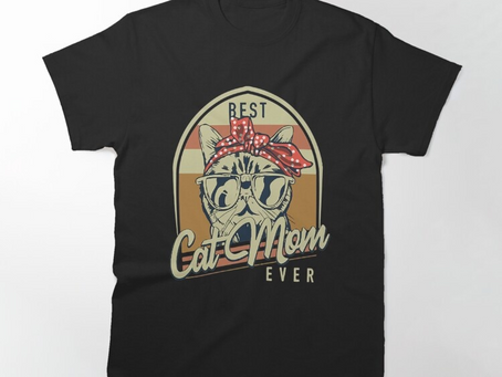 Best Cat Mom Ever Vintage Cats Mom Shirts