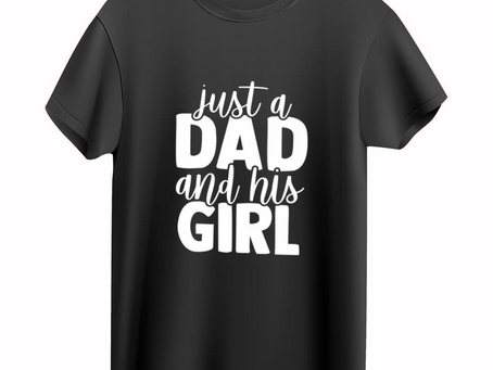 Just A Dad And His Girl Girl Dad Shirt, Dad And Daughter Matching Girl Dad Shirt