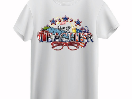 American Teacher Love 4th Of July T-Shirt