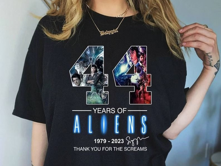 Aliens Xenomorph 44th 1979-2023 Thank You T-Shirt