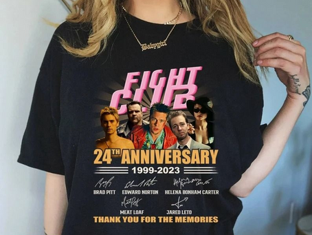 Fight Club 24th 1999-2023 Thank You T-Shirt
