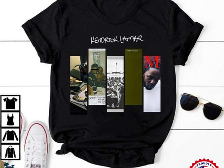 Kendrick Lamar Discography Vintage Album T-Shirt