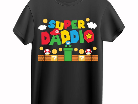 Super Daddio Game Shirt, Super Dad Shirt, Gamer Daddy Shirt