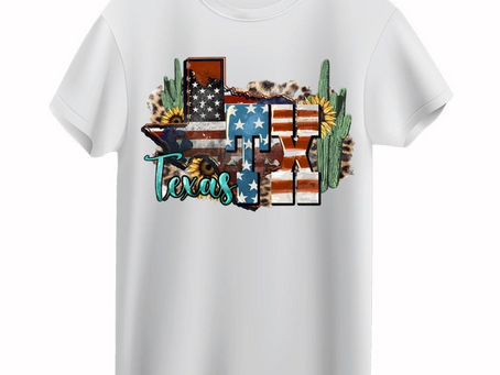 Texas USA Flag Women’s T-shirt