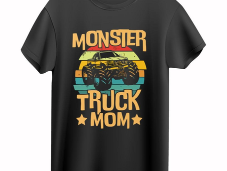 Vintage Monster Truck Mom T-Shirt Mother’s Day Gift
