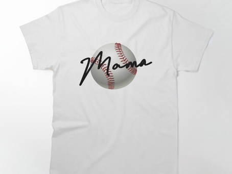 funny baseball mom Stickers T-Shirt