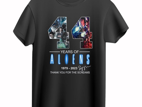 Aliens Xenomorph Aliens 44th Anniversary T-Shirt