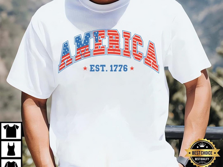 America 1776 4th Of July Tee