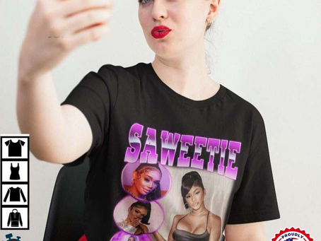 Saweetie RnB Music Retro Graphic T-Shirt