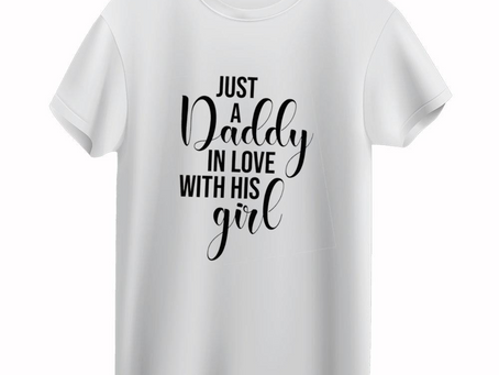 Just A Daddy In Love With His Girl Girl Dad Shirt, Father Daughter Matching Girl Dad Shirt