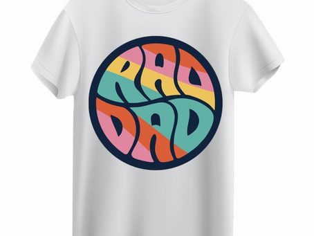 Rad Dad Girl Dad Shirt, Dad Shirt, Fathers Day Shirt, Fathers Day Gift