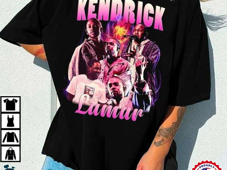 Kendrick Lamar Rapper Music Rap Lover Black T-Shirt