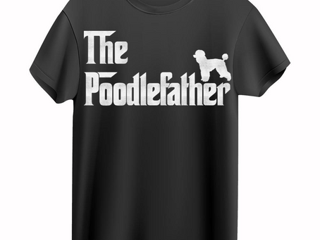 The Poodlefather Poodle Dog Dad T-Shirt