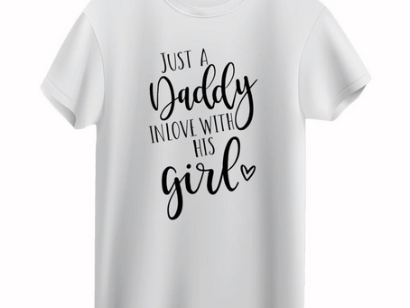 Just A Daddy In Love With His Girl, Dad Of Girl Girl Dad Shirt, Girl Dad Shirt