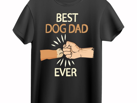 Best Dog Dad Ever – Paw T-Shirt – Father’s Day Gift