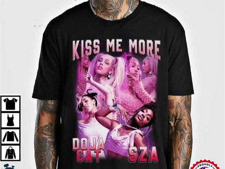 Doja Cat X Sza Kiss Me More Music Unisex T-Shirt