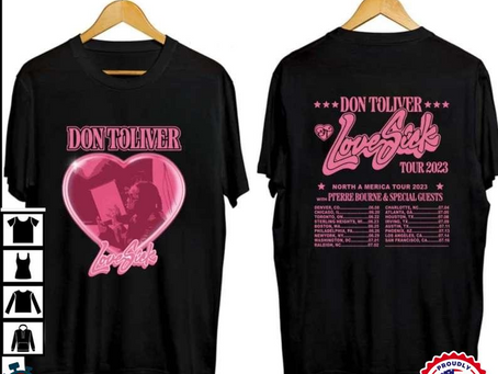 Don Toliver Love Sick Tour 2023 Concert Short-Sleeve T-Shirt