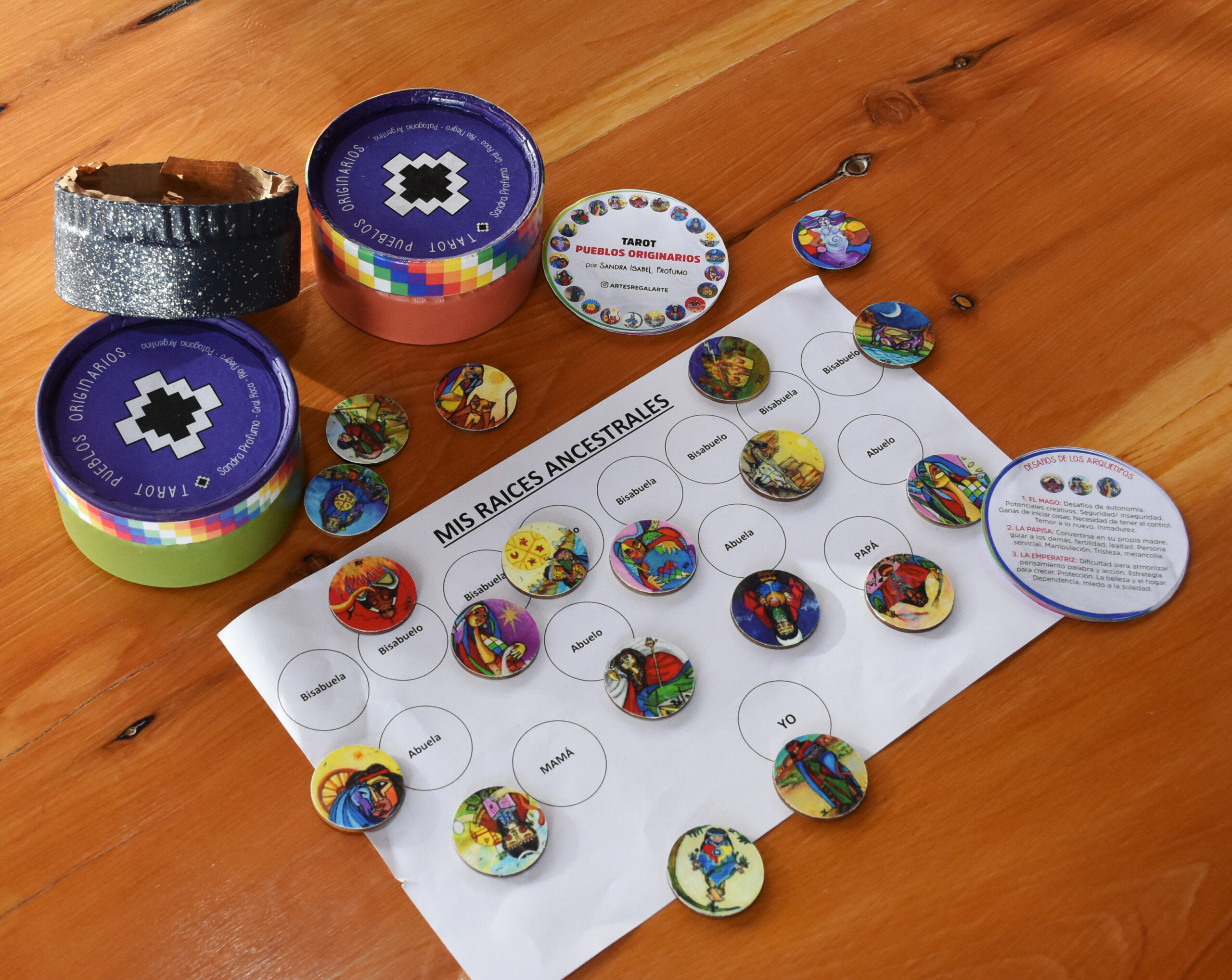 Tarot de los pueblos originarios versión mini