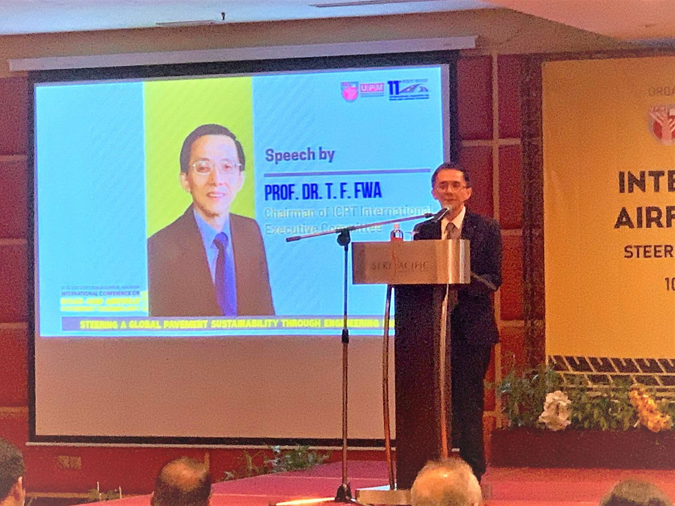 Opening address by Prof. Fwa Tien Fang