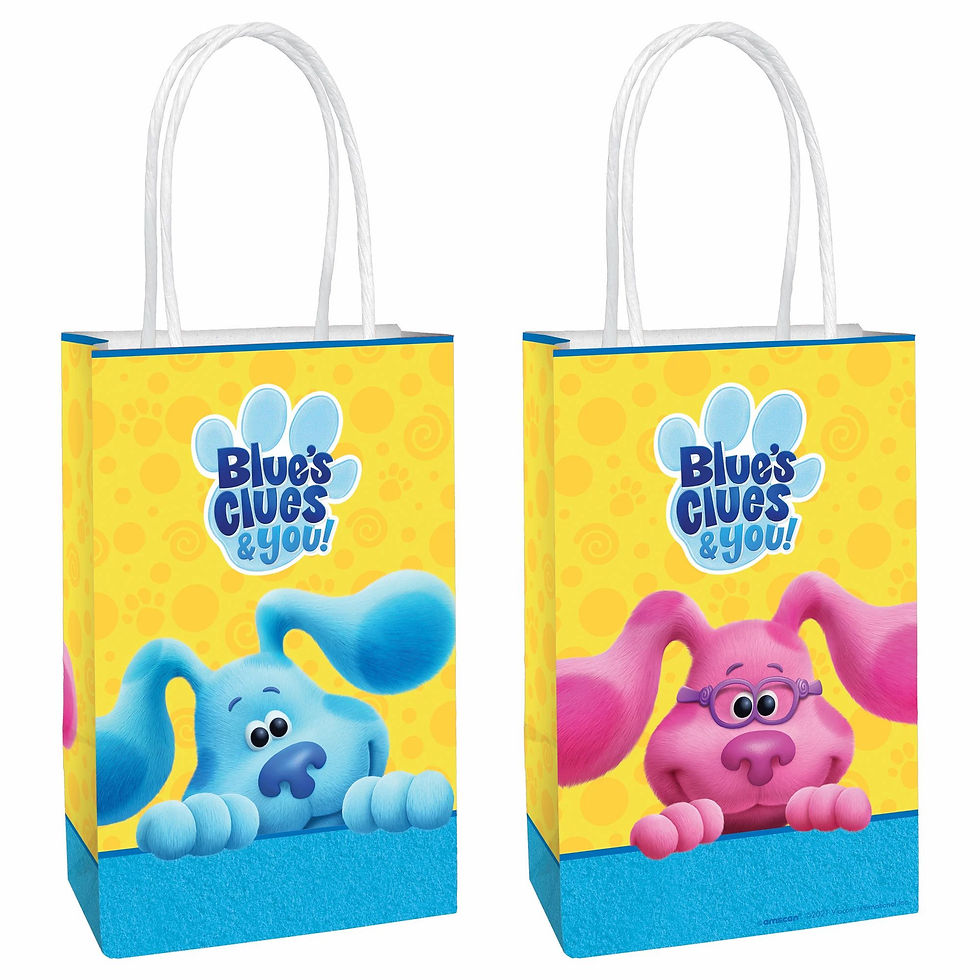 Blues Clues Kraft Bags