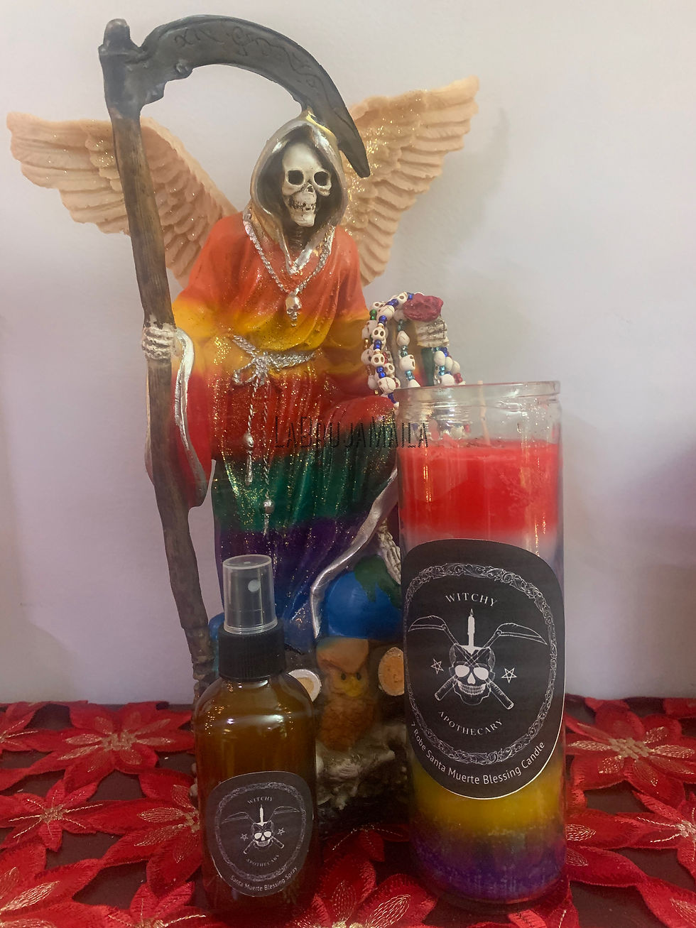 Thumbnail: 7 Robes Santa Muerte Blessing Kit