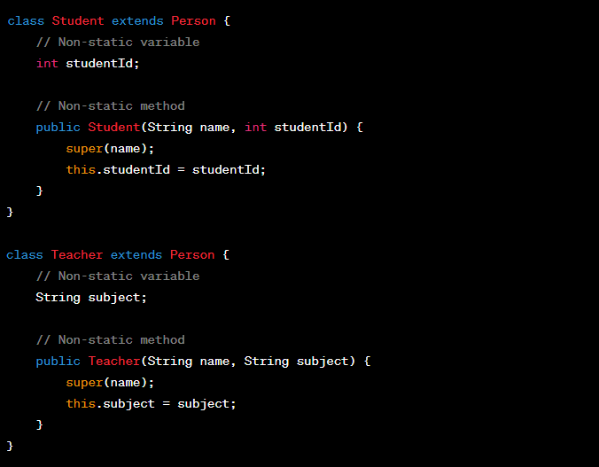 Example of the Static keyword