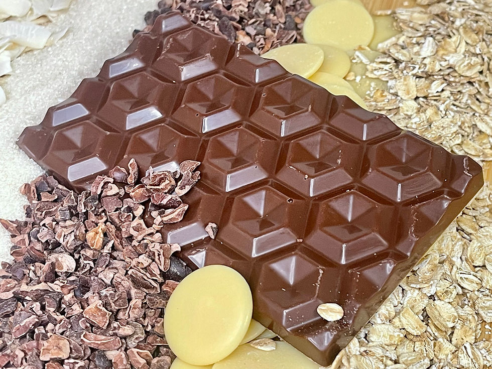 Thumbnail: Oat milk chocolate and ingredients