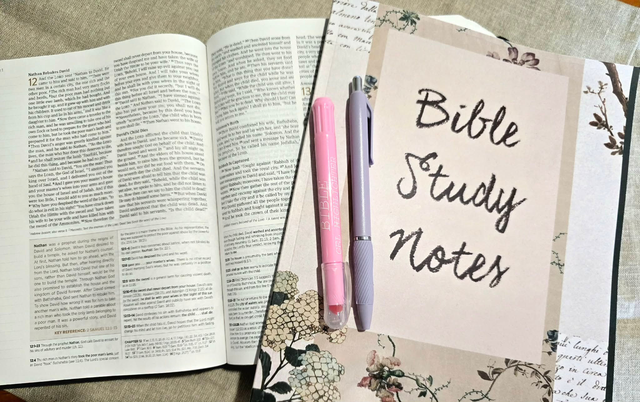 Bible Study Notes Journal