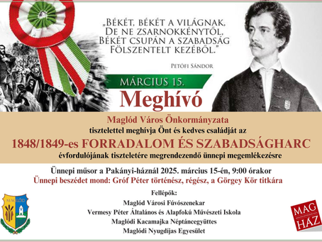 Március 15-ei megemlékezés