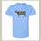 Thumbnail: Caroline Blue T shirt front view