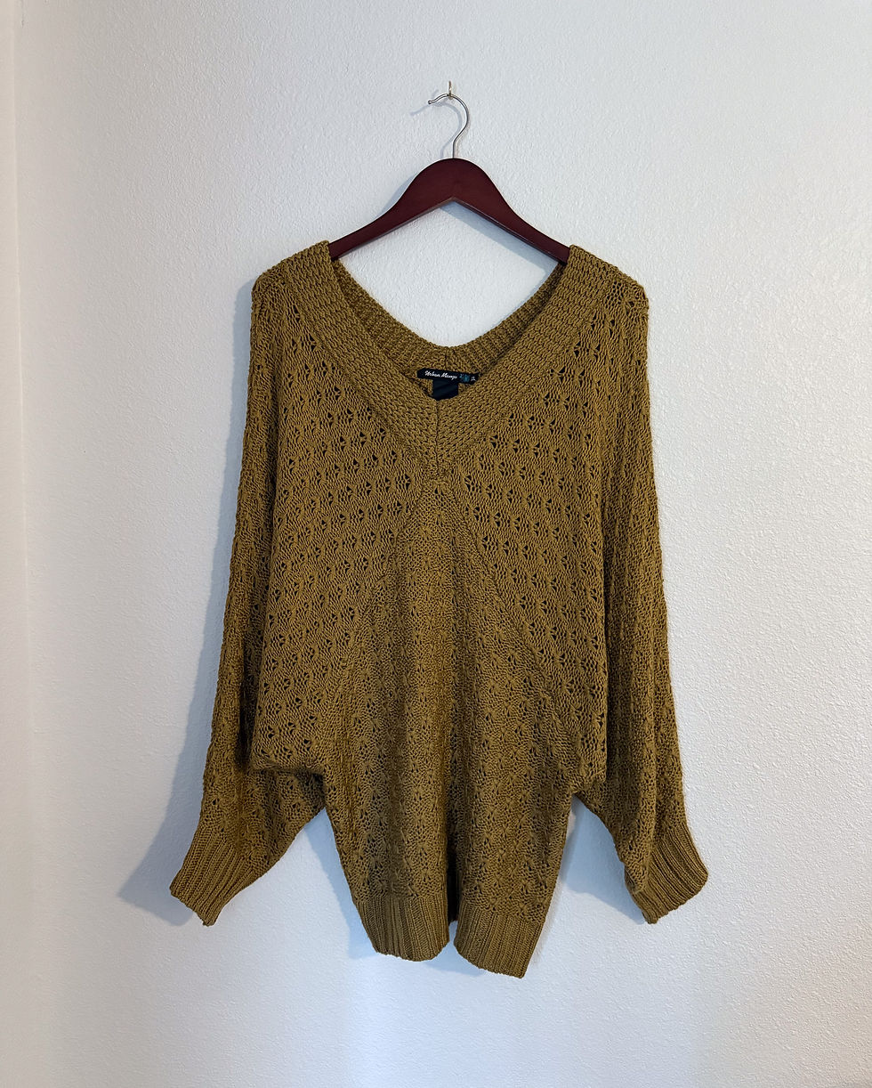 Thumbnail: 2000's drop shoulder oversized sweater