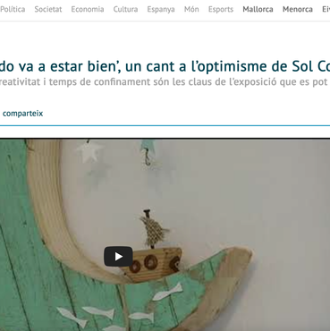 L’exposició ‘Todo va a estar bien’, un cant a l’optimisme de Sol Courreges