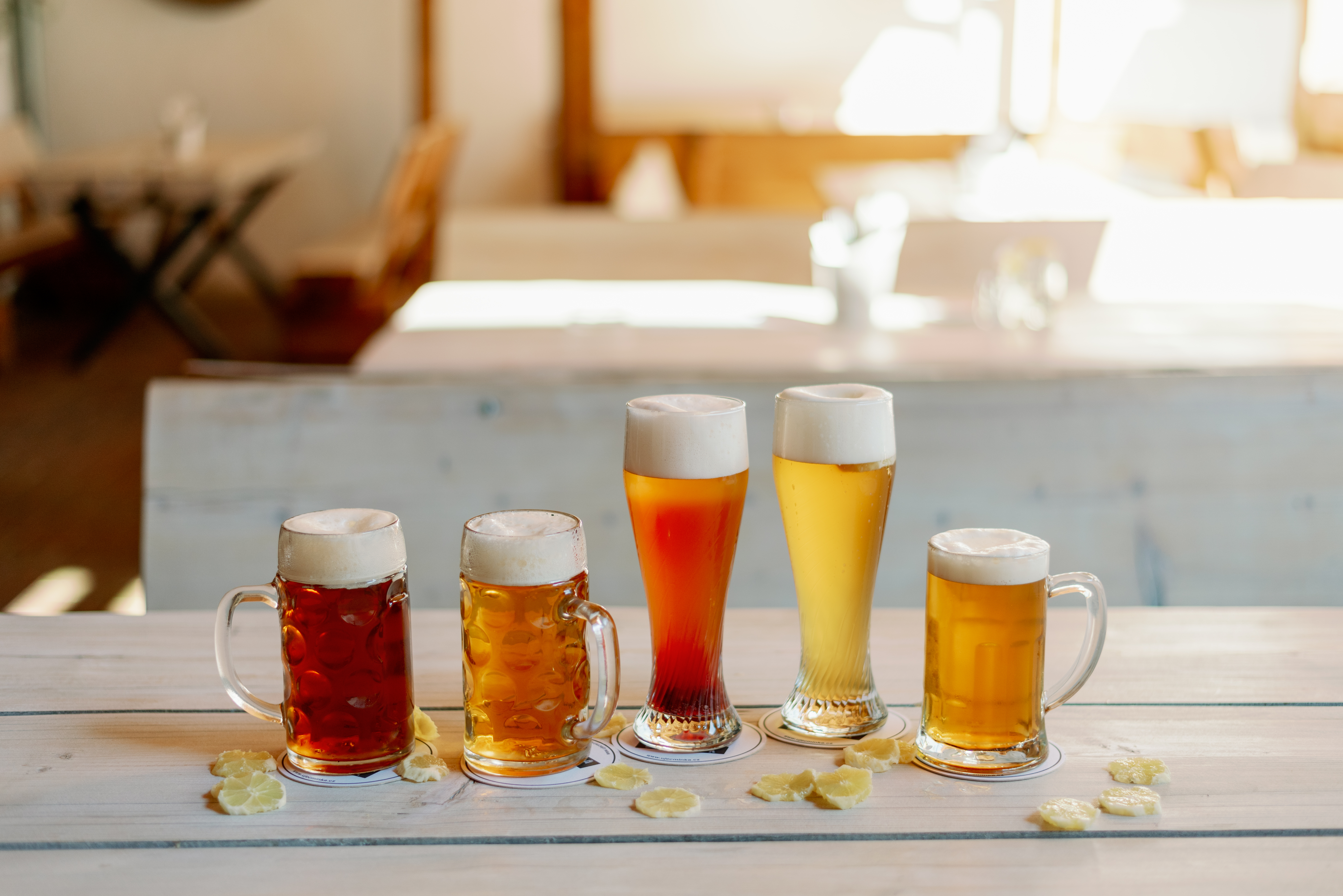 Arranged Food and Objects