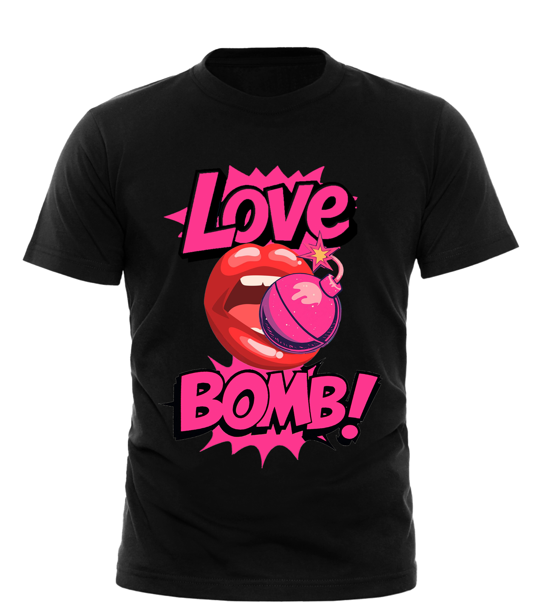 Love Bomb Kissing Bomb Tee Shirt
