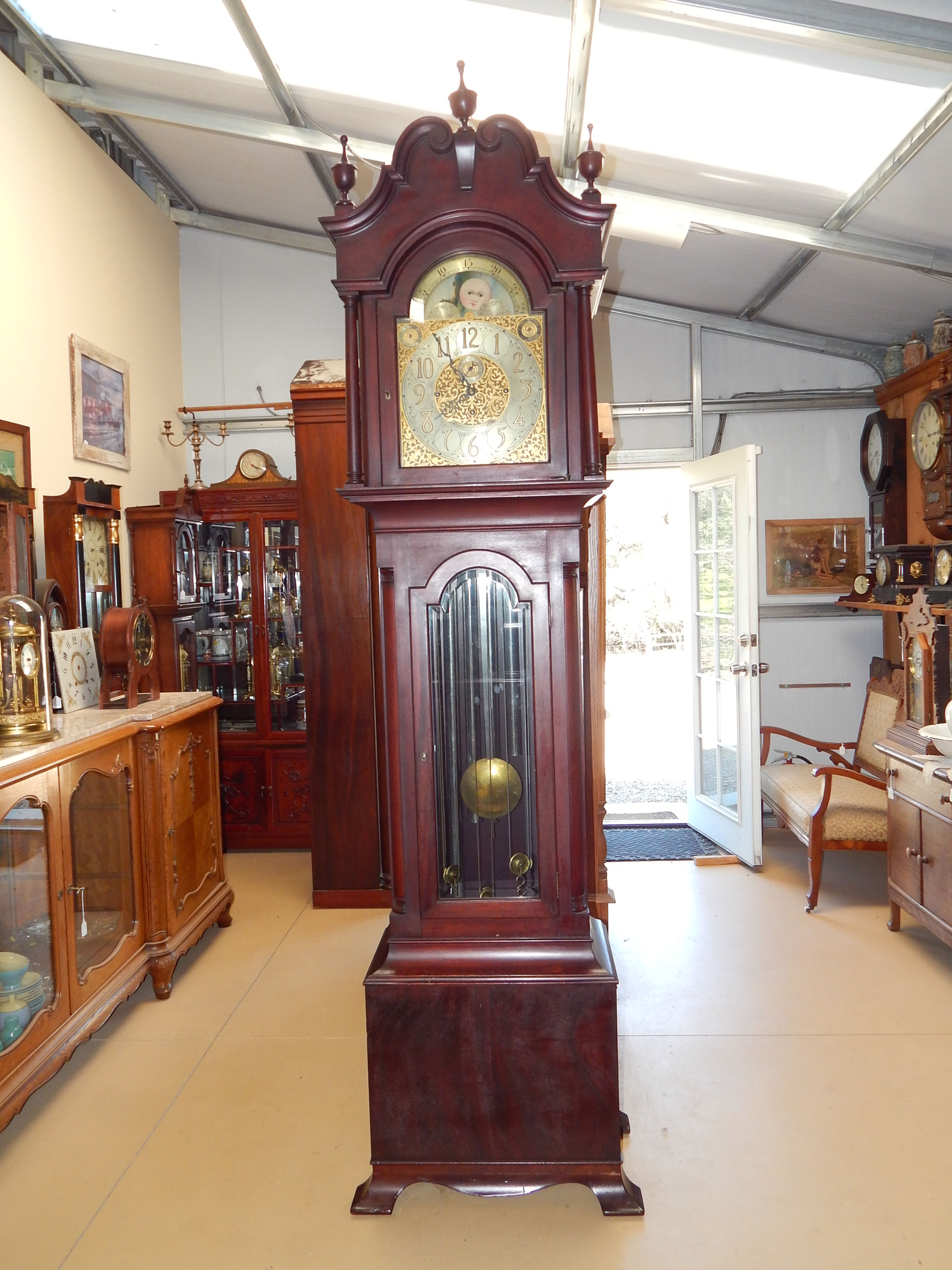 "1915" Waltham Grandfather Clock