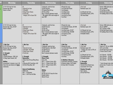 December 16th - 21st Programming