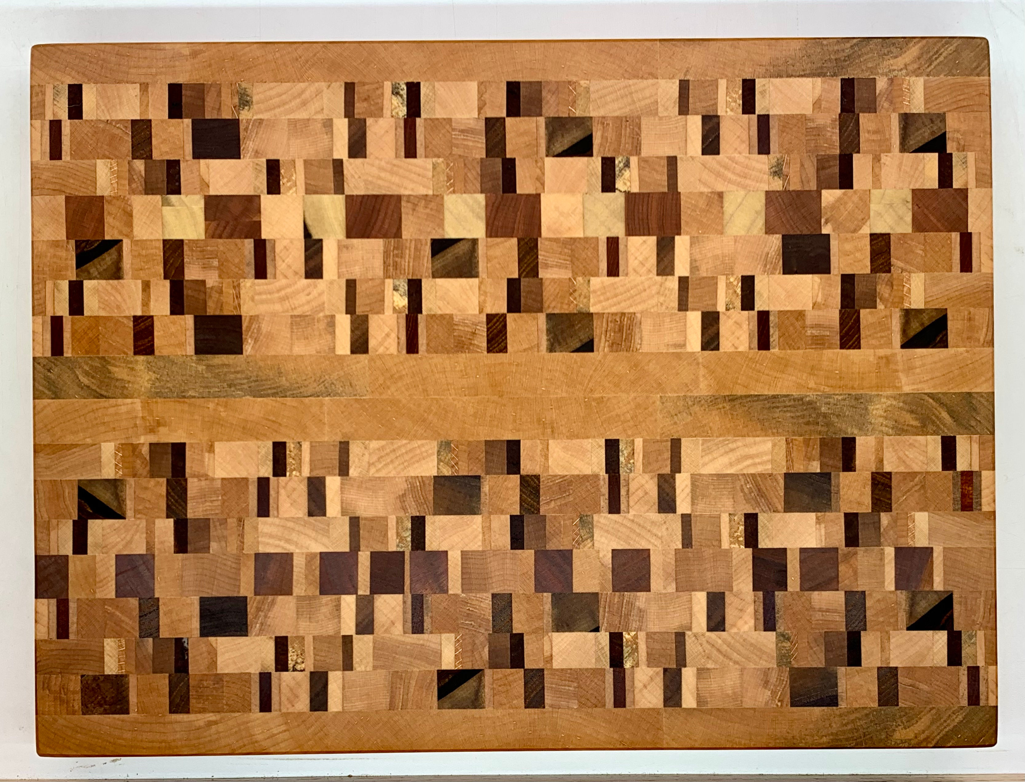 Reclaimed Mixed Hardwood Endgrain - 16”x12”x1 1/4”