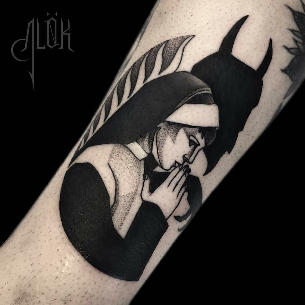 Blackwork Tattoo - Tatuadora: Carina Alok