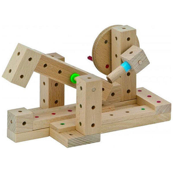 Thumbnail: Houten constructieset voor de kleine creatieveling