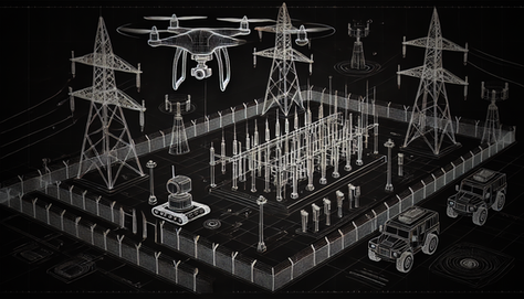 Enhancing Electric Grid & Substation Security with Autonomous Drones and Robotics