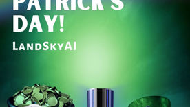 Happy St. Patrick's Day from LandSkyAI! 🍀 🌈 💚 