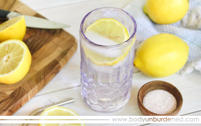 Himalayan Salt & Lemon Water