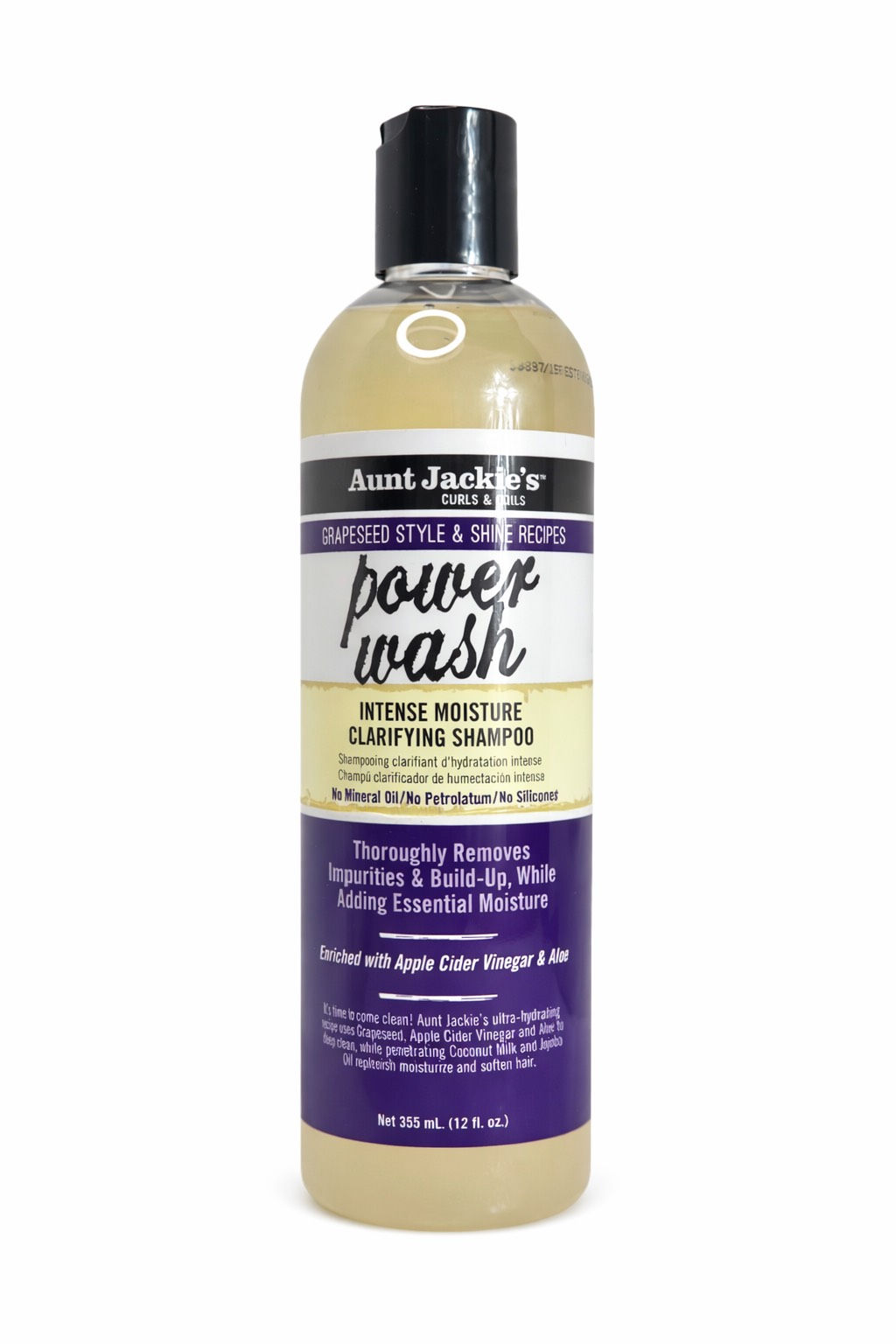 Aunt Jackie's Power Wash Intense Moisture Clarifying Shampoo