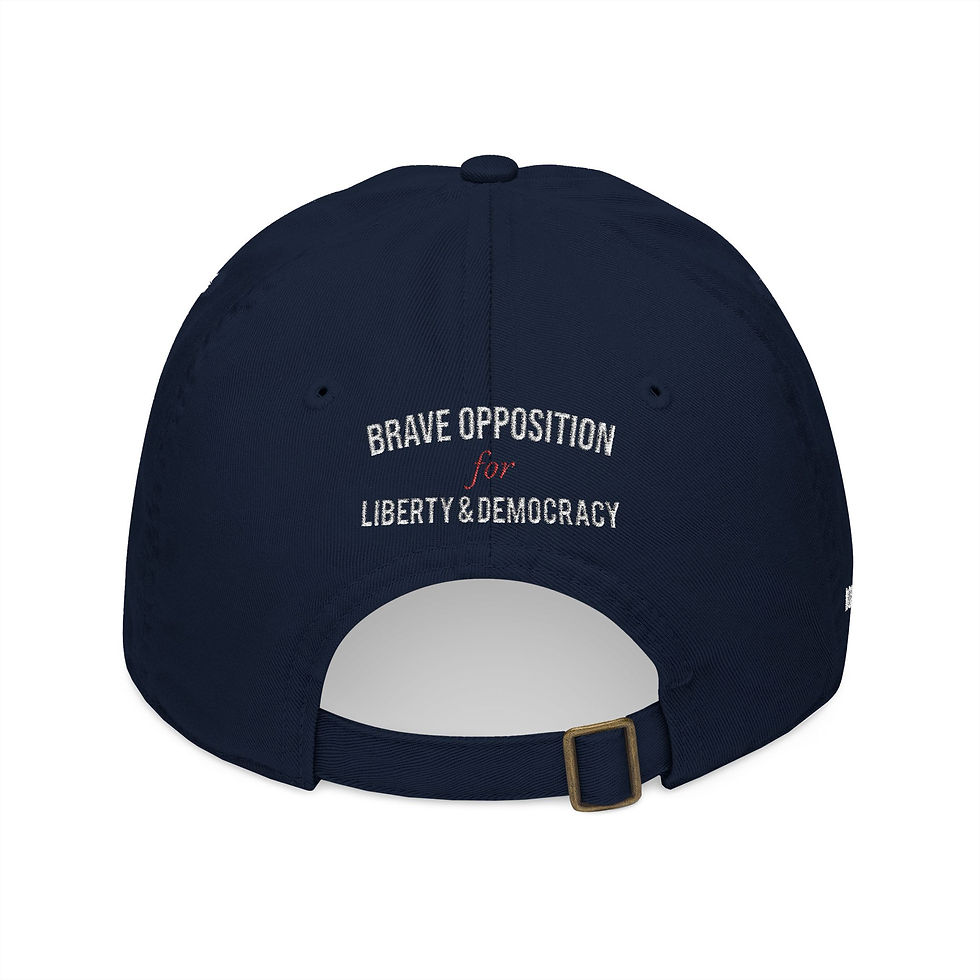 Thumbnail: BOLD CLASSIC ORGANIC COTTON CAP- NAVY / WHITE