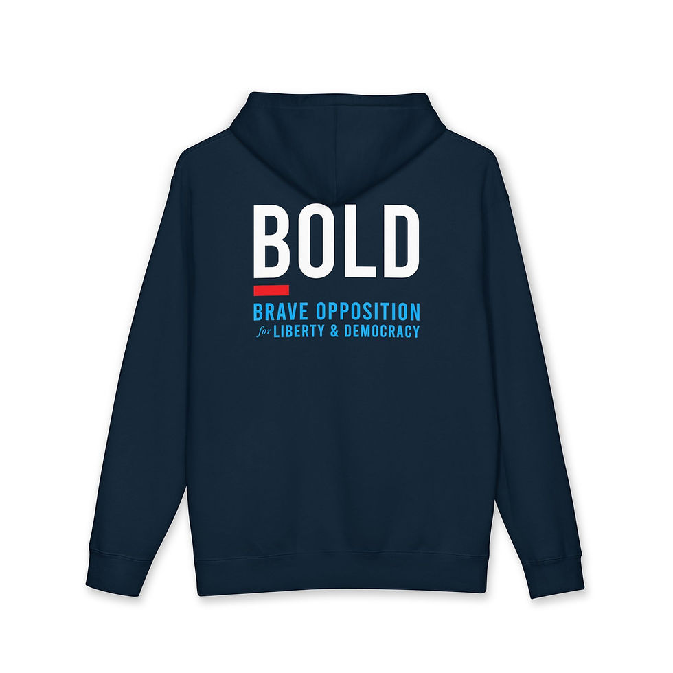 Thumbnail: BOLD UNISEX HEAVYWEIGHT HOODED SWEATSHIRT