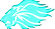 TEAL LION MANE BLOWING - WHITE SILOUHETTE SMALLER VERSIONjpg.jpg