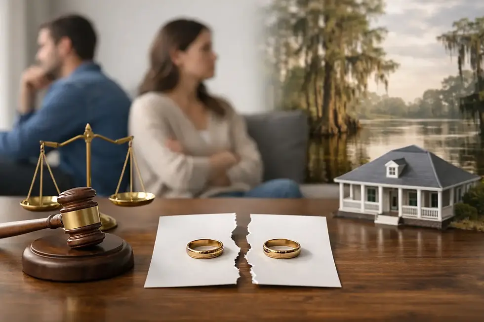 Fault Versus No Fault Divorce in Louisiana